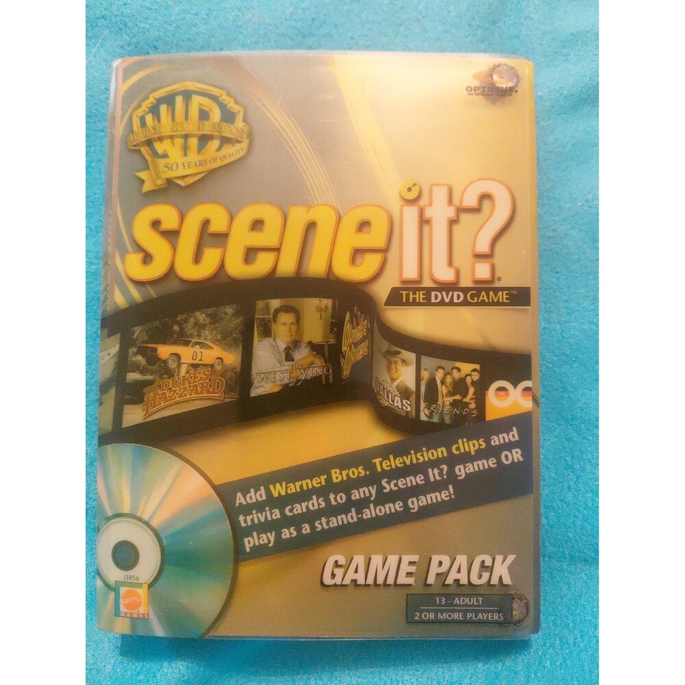 SCENE IT? THE DVD GAME Warner Bros Television Clips Movie Ed SEALED CARDS NEW